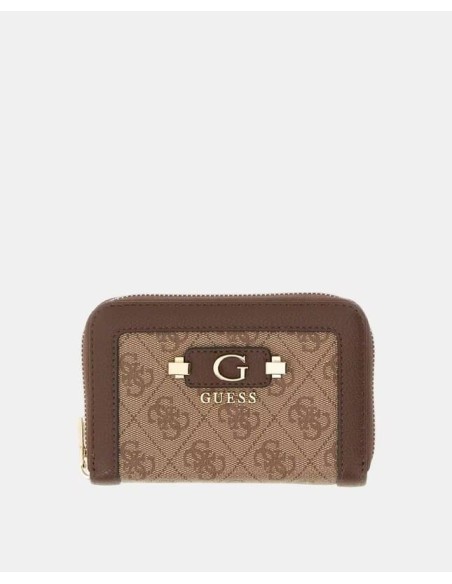 Cartera Lindsey Guess Marrón Logo
