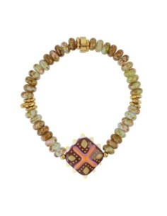 Pulsera elástica Trencadis mosaic Verde Agua Anartxy