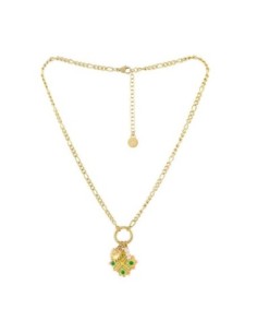 Collar Trencadis cadena verde lima Anartxy