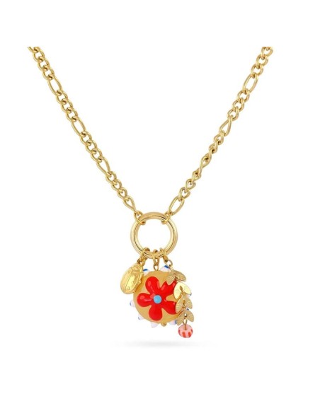 Collar Trencadis cadena flor multicolor Anartxy