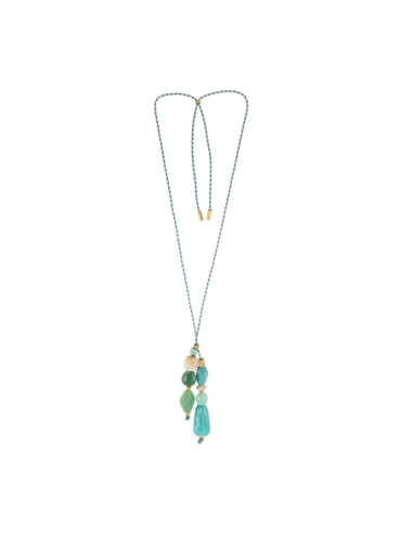 Collar Marbles Noyra Turquesa Anartxy