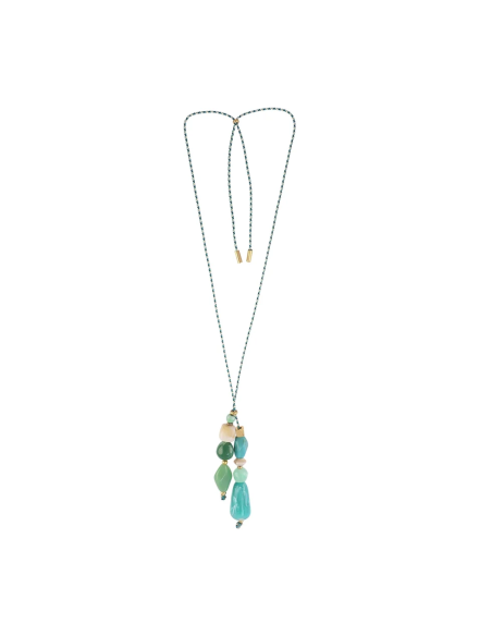 Collar Marbles Noyra Turquesa Anartxy