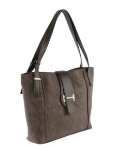 Shopper de hombro en color Kaki Cacharel 2