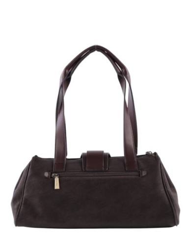 Bolso de hombro en color moka Cacharel