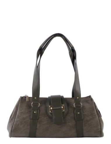 Bolso de hombro en color kaki Cacharel