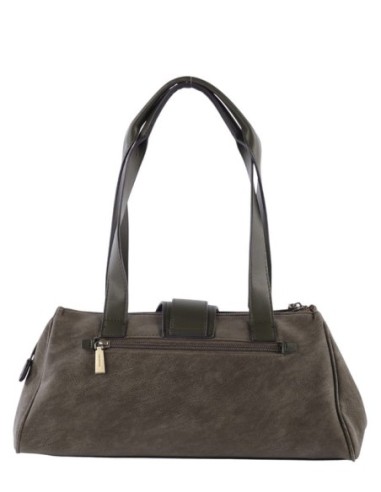 Bolso de hombro en color kaki Cacharel