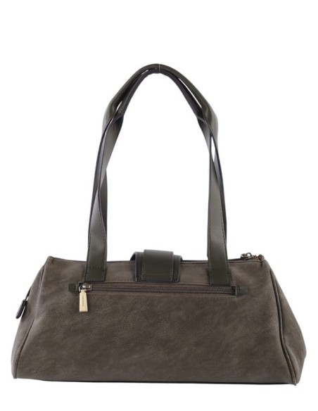 Bolso de hombro en color kaki Cacharel