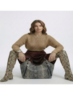 Bolso Tote Serpiente Noco Negro 2