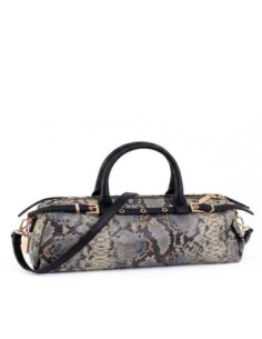 Bolso Baguette Serpiente NOCO Negro
