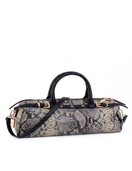 Bolso Baguette Serpiente NOCO Negro