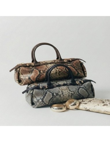 Bolso Baguette Serpiente NOCO Negro