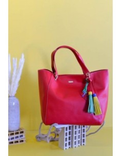 Bolso Noco piel vegana Colors Rojo
