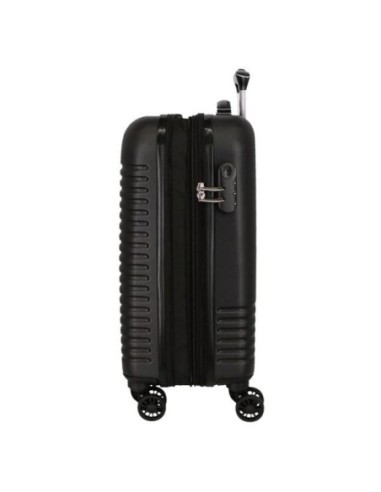 Maleta Cabina Roll Road India Expandible Negro