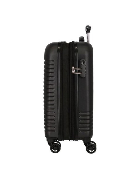 Maleta Cabina Roll Road India Expandible Negro