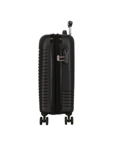 Maleta Cabina Roll Road India Expandible Negro