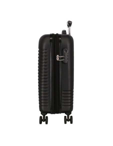 Maleta Cabina Roll Road India Expandible Negro