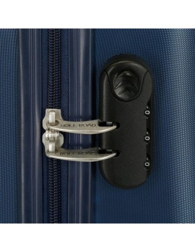 Maleta Cabina Roll Road India Expandible AZUL MARINO