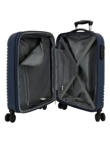 Maleta Cabina Roll Road India Expandible AZUL MARINO
