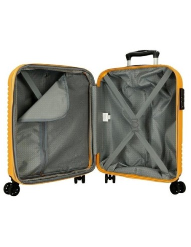 Maleta Cabina Roll Road India Expandible Ocre