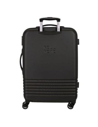 MALETA MEDIANA ROLL ROAD INDIA NEGRO