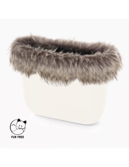 Borde O bag Fibra Sintetica Efecto Lince Arena