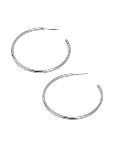 Aros Marife Anartxy Grandes Plateados