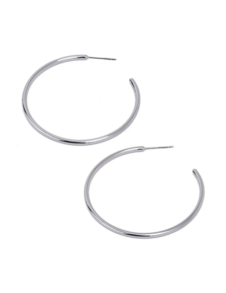 Aros Marife Anartxy Grandes Plateados